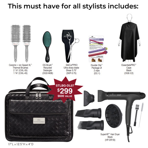 Olivia Garden Perfect Volume Stylist Bag (Black)