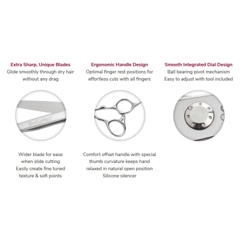 OLIVIA GARDEN DRY CUT PRO 6" SHEAR INTRO CASE #DC-C02