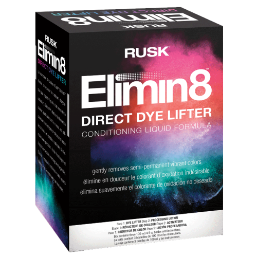 RUSK ELIMIN8 DIRECT DYE LIFTER KIT  4 OZ