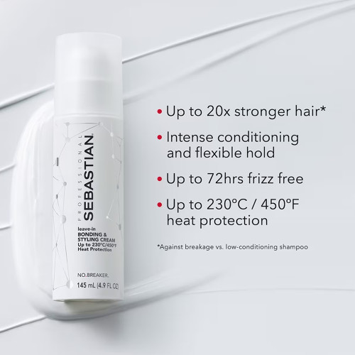 SEBASTIAN NO. BREAKER LEAVE-IN BONDING & STYLING CREAM 4.9OZ
