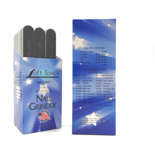 #101 7" BLACK CUSHION FILES 100/180 50/DL