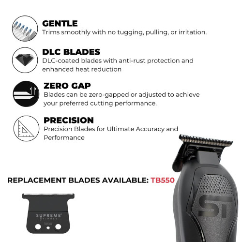 #ST700/BLK Supreme Darkstar 72 Trimmer