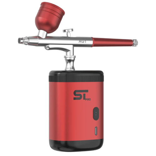 #AG1-R  STpro Airbrush Kit - Red