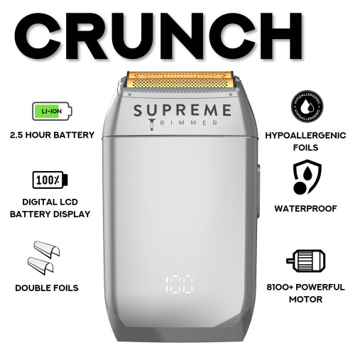 #STF602/GRAY Supreme Crunch Shaver - Gray
