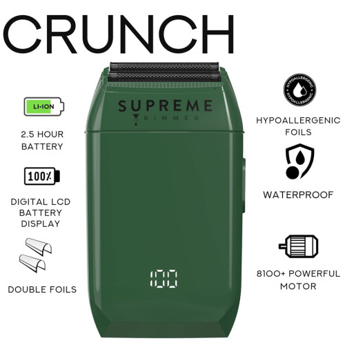 #STF602/GREEN Supreme Crunch Shaver - Green