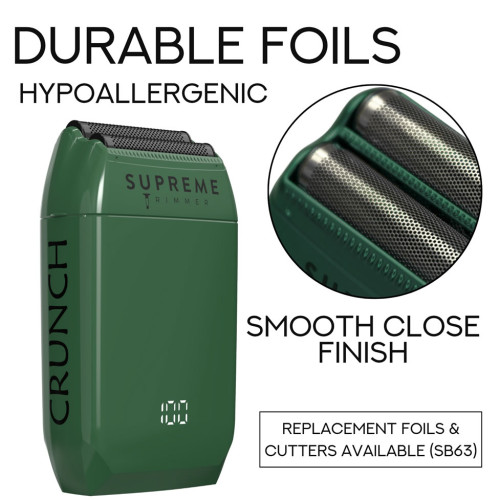 #STF602/GREEN Supreme Crunch Shaver - Green