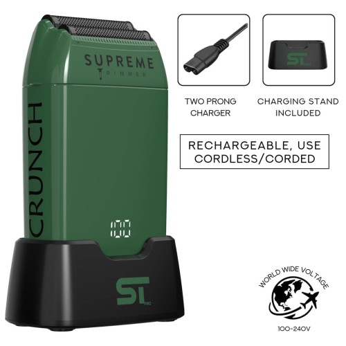 #STF602/GREEN Supreme Crunch Shaver - Green