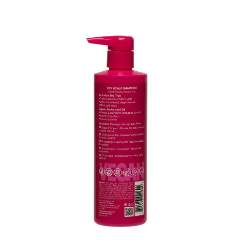 SASHA PURE VEGAN DRY SCALP SHAMPOO 15OZ