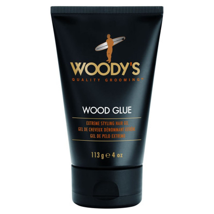 WOODY'S WOOD GLUE EXTREME STYLING HAIR GEL 4 OZ