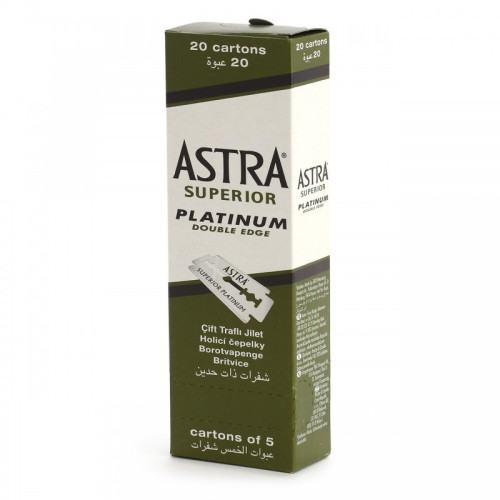 ASTRA PLATINUM BLADES (20 DISPENSERS) 100/DL