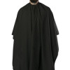 BARBER STRONG THE BARBER CAPE - BLACK w/ PINSTRIPES