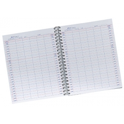 #12408 APPOINTMENT BOOK (6 MONTH / 8 COLUMN)